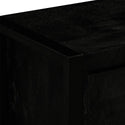 Mangohouten Dressoir Kelvin 200 cm Zwart