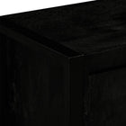 Mangohouten Dressoir Kelvin 200 cm Zwart