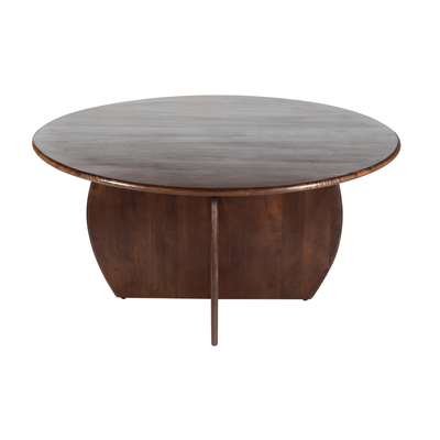 Eettafel Japandi Yuki Rond 150 cm Kruispoot