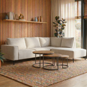 Hoekbank Kael 4-zits Rechts Beige