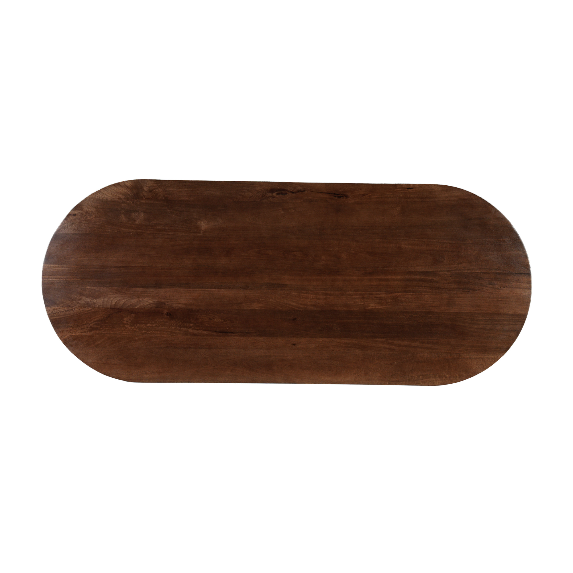 Donkerbruine capsule eettafel