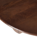Eettafel Japandi Yuki Rond 130 cm Kruispoot