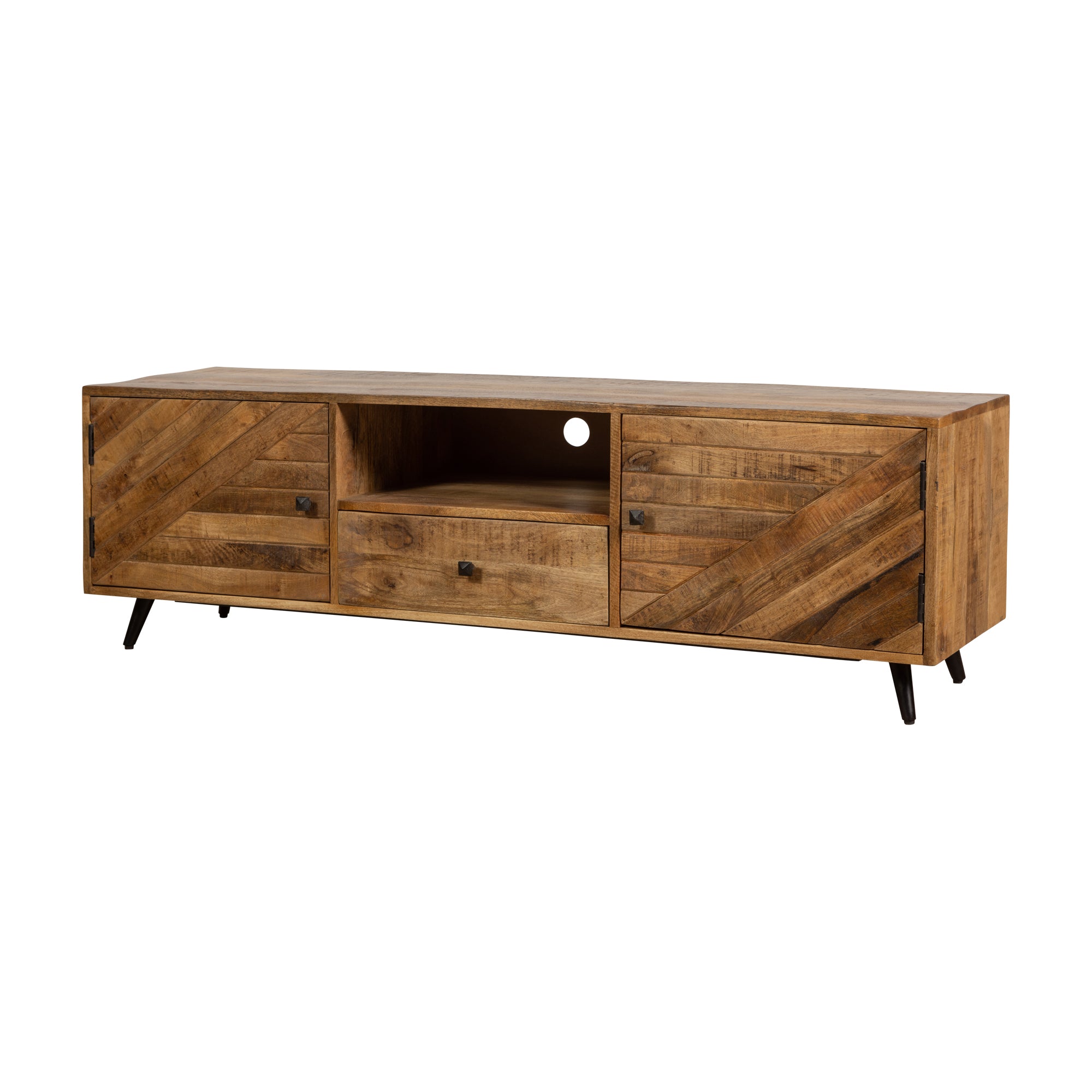 tv meubel van mangohout 165 cm