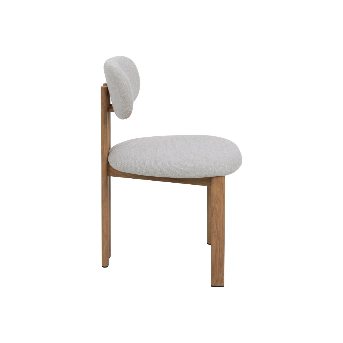 Eikenhouten eetkamerstoel Sabina beige