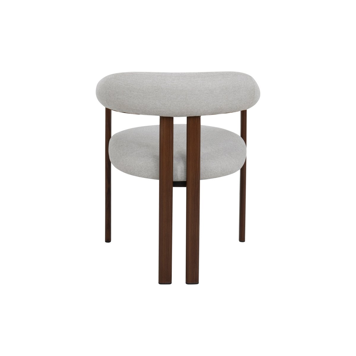 Walnoten eetkamerstoel Odense beige