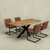 Acaciahouten Eettafel Rechthoek Edge 180x100 cm