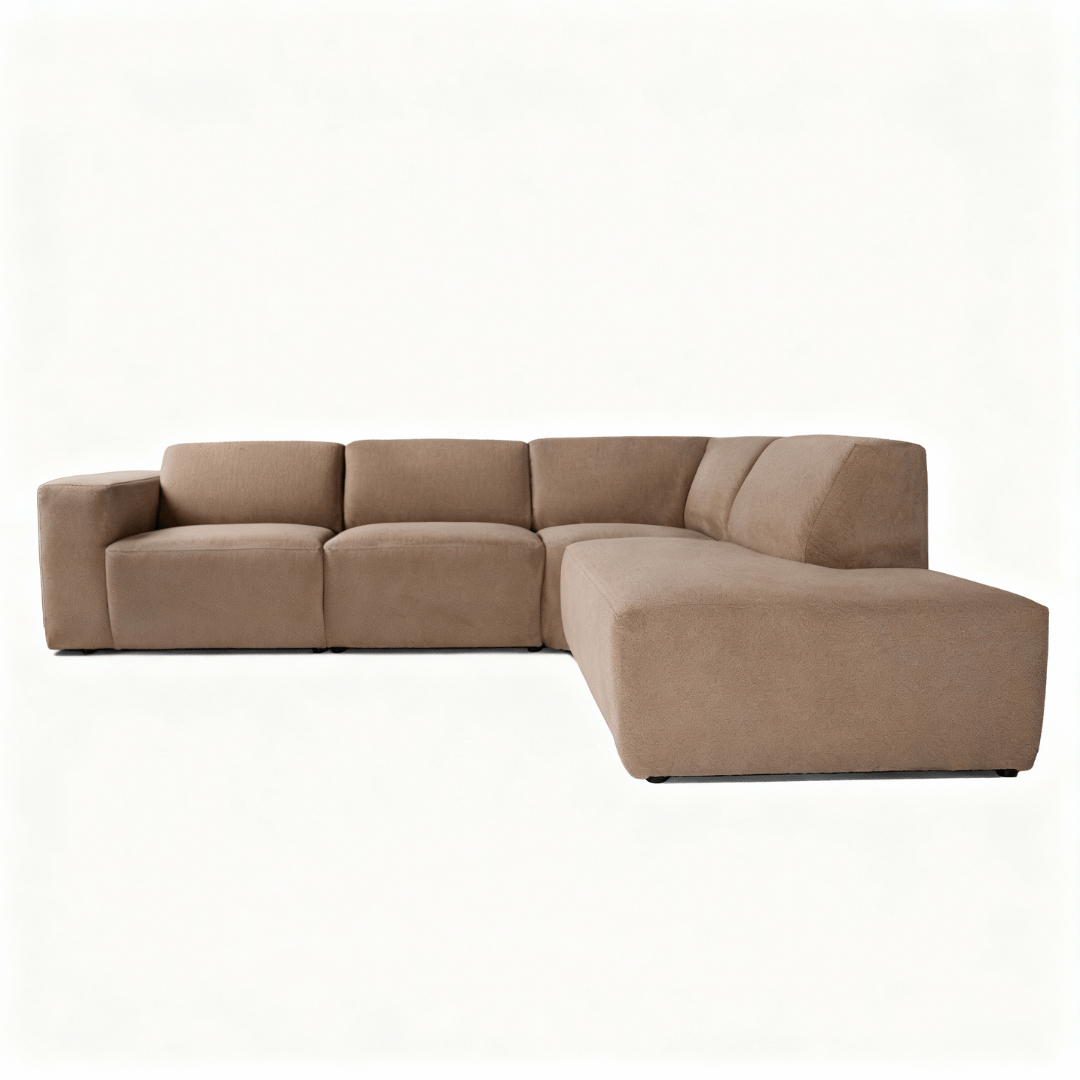 Hoekbank Isabel 4-zits Rechts Taupe
