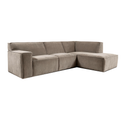 Hoekbank Milo 4-zits Rechts Taupe