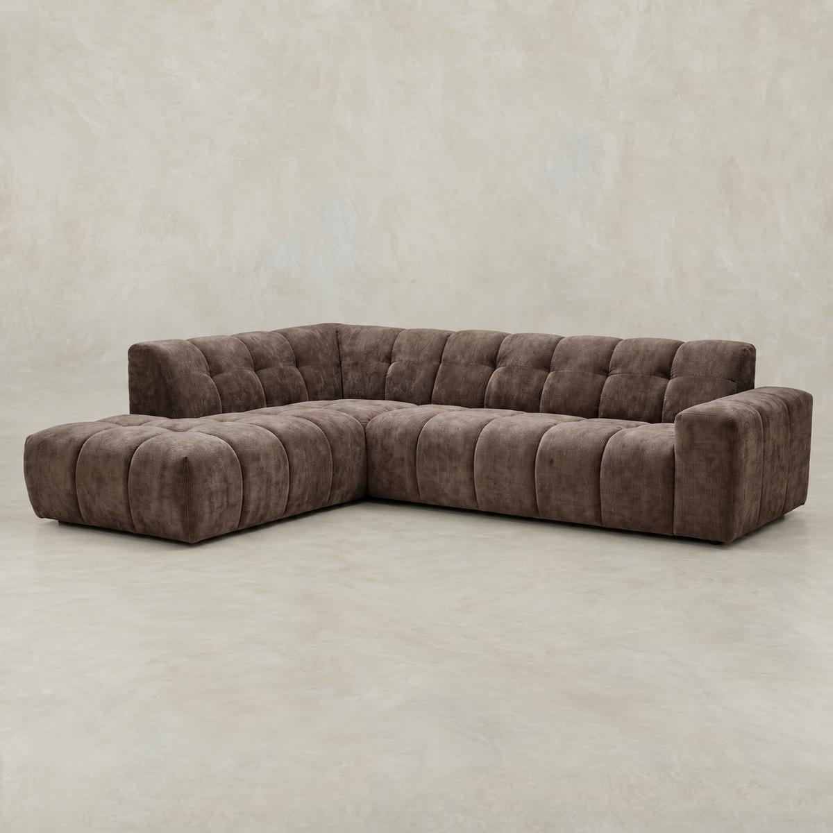 Hoekbank Noah 4-zits Links Espresso