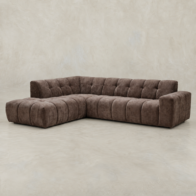 Hoekbank Noah 4-zits Links Espresso