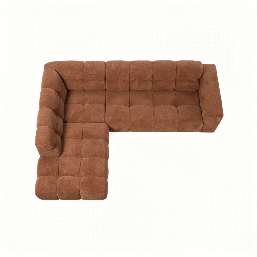 Hoekbank Noah 4-zits Links Koper