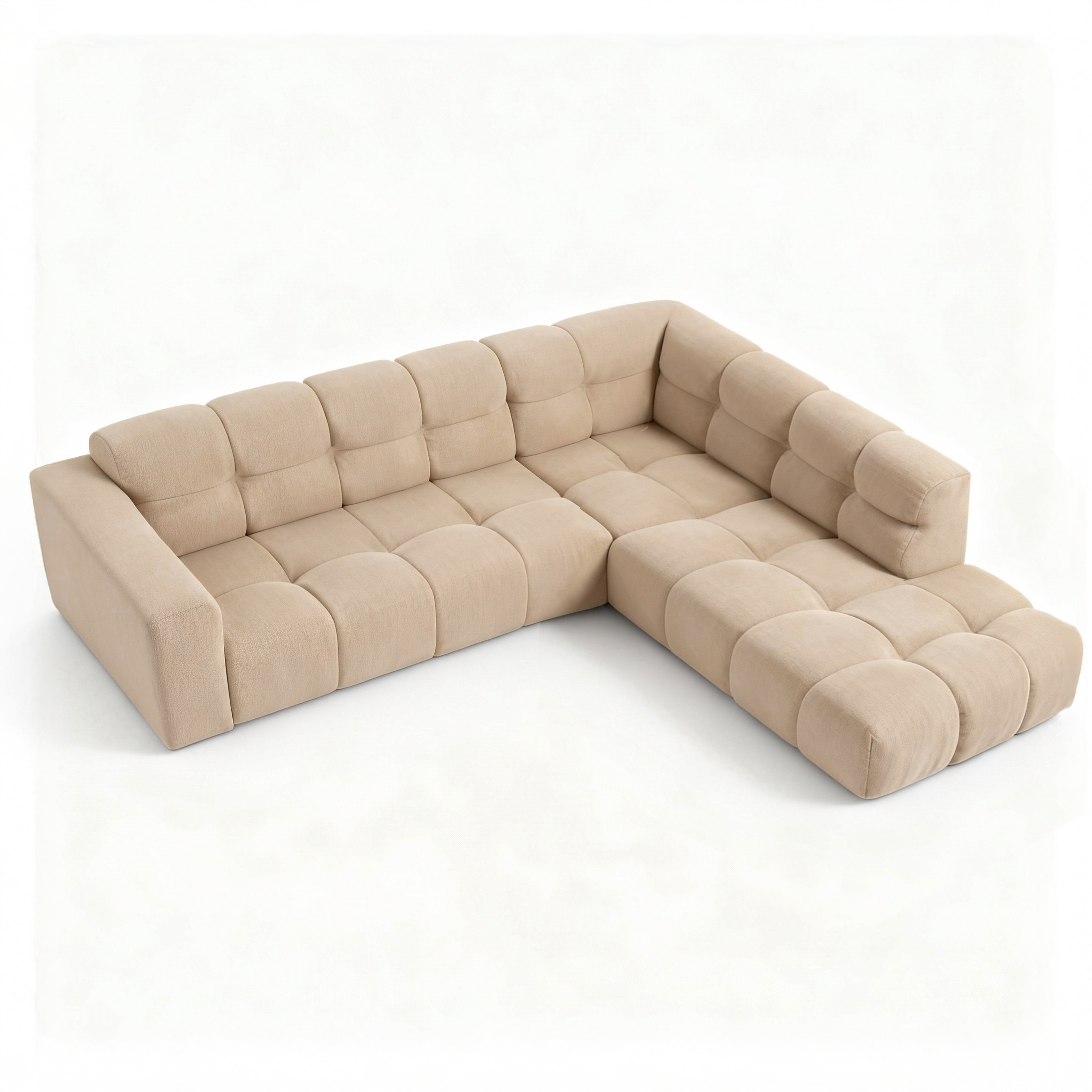 Hoekbank Noah 4-zits Rechts Crème