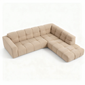 Hoekbank Noah 4-zits Rechts Crème