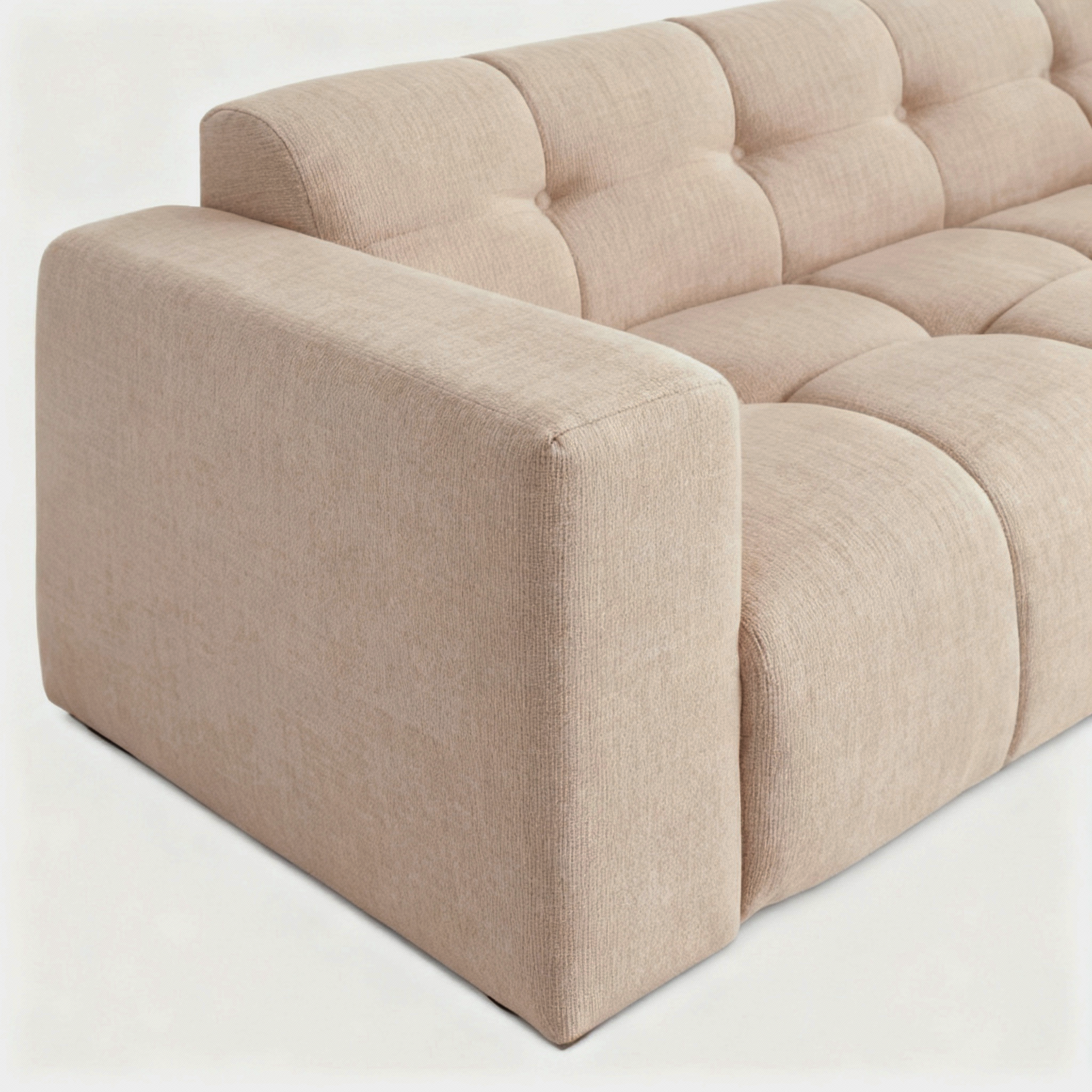 Hoekbank Noah 4-zits Rechts Crème