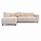 Hoekbank Munich 4-zits Links Creme