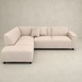 Hoekbank Munich 4-zits Links Creme