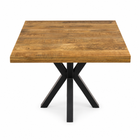 Mangohouten Eettafel Rechthoek Donald 90x90 cm (6cm)