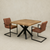 Mangohouten Eettafel Rechthoek Donald 90x90 cm (6cm)