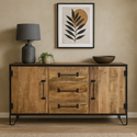 Mangohouten Dressoir Neal 150 cm