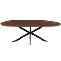 Mangohouten Eettafel Organisch Aislinn 240x110 cm Walnoot