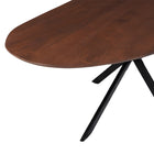 Mangohouten Eettafel Organisch Aislinn 260x120 cm Walnoot