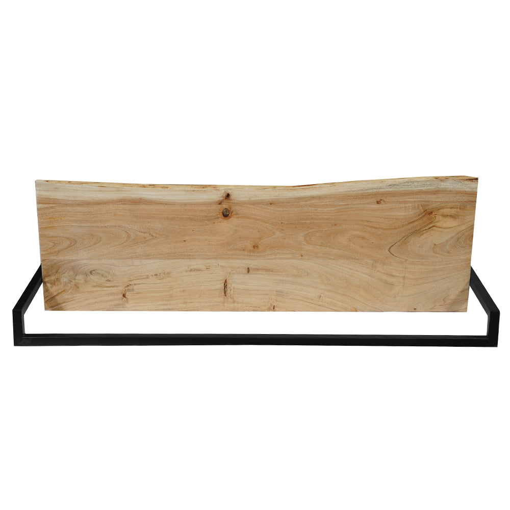 Kapstok mangohout met zwart frame