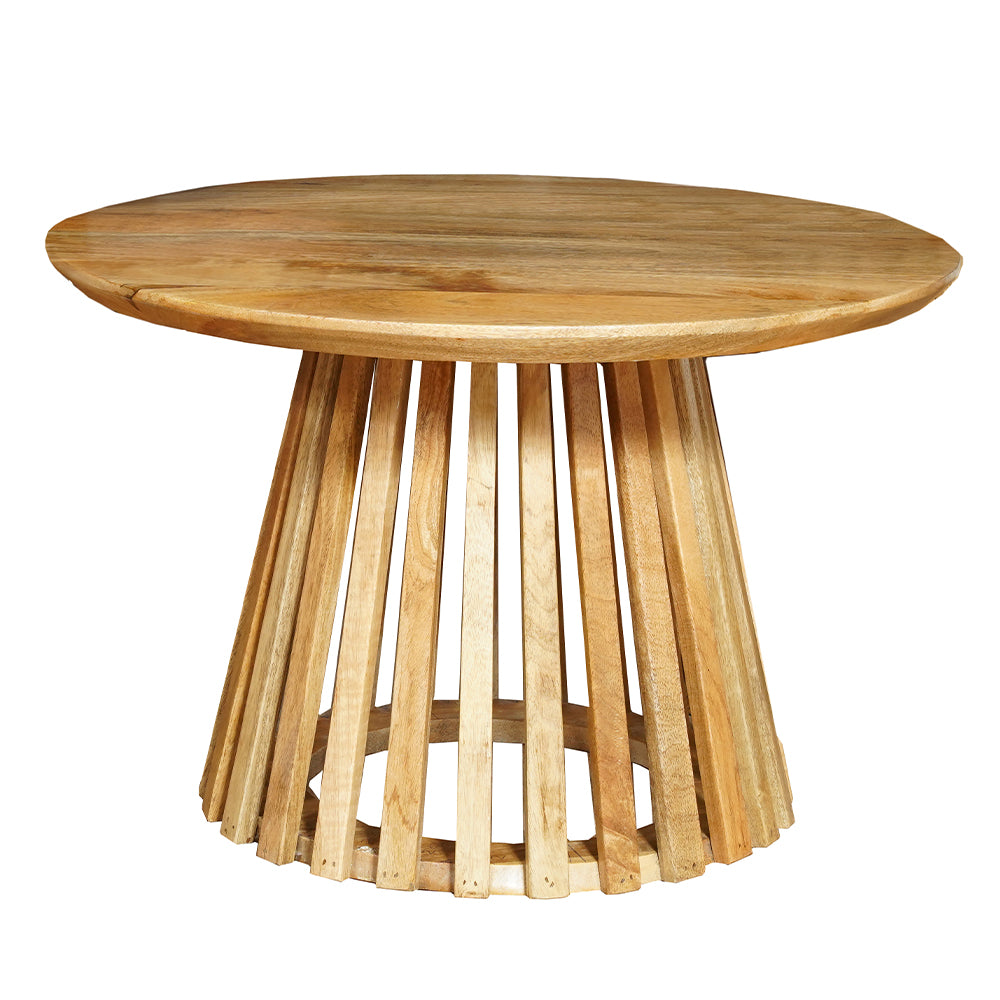 Mangohouten Salontafel Rond Zara Large