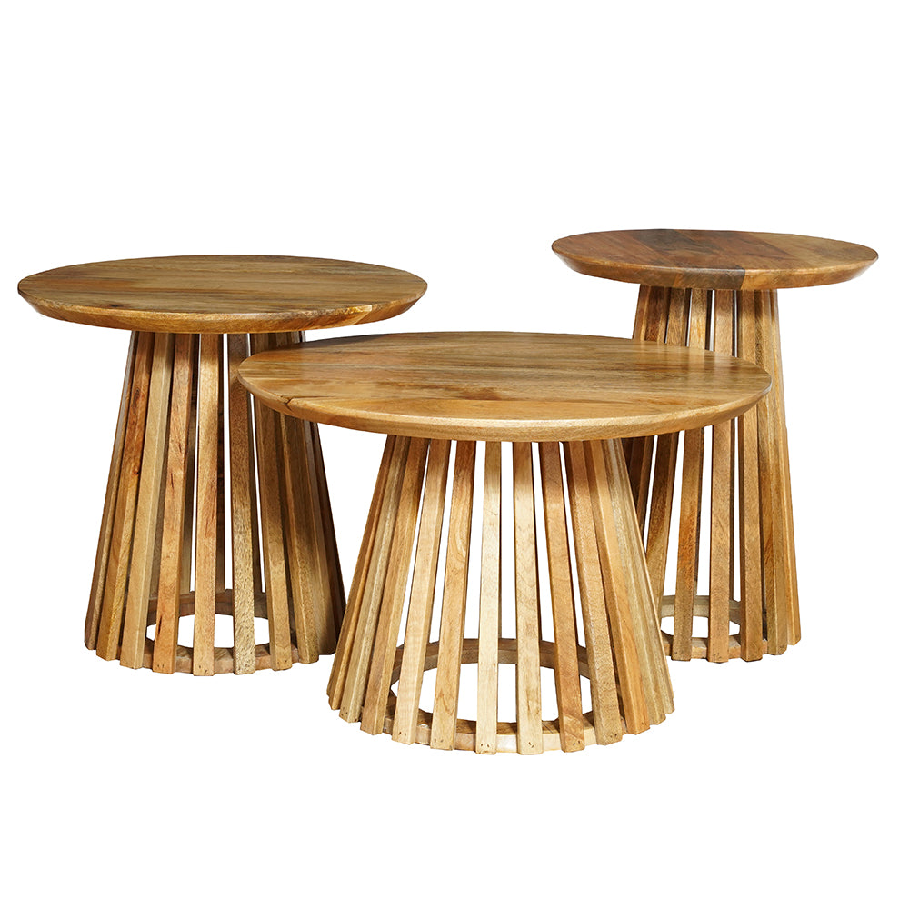 Salontafel van mangohout medium