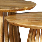 Mangohouten Salontafel Rond Zara Small