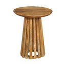 Mangohouten Salontafel Rond Zara Small