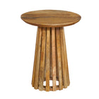 Mangohouten Salontafel Rond Zara Small