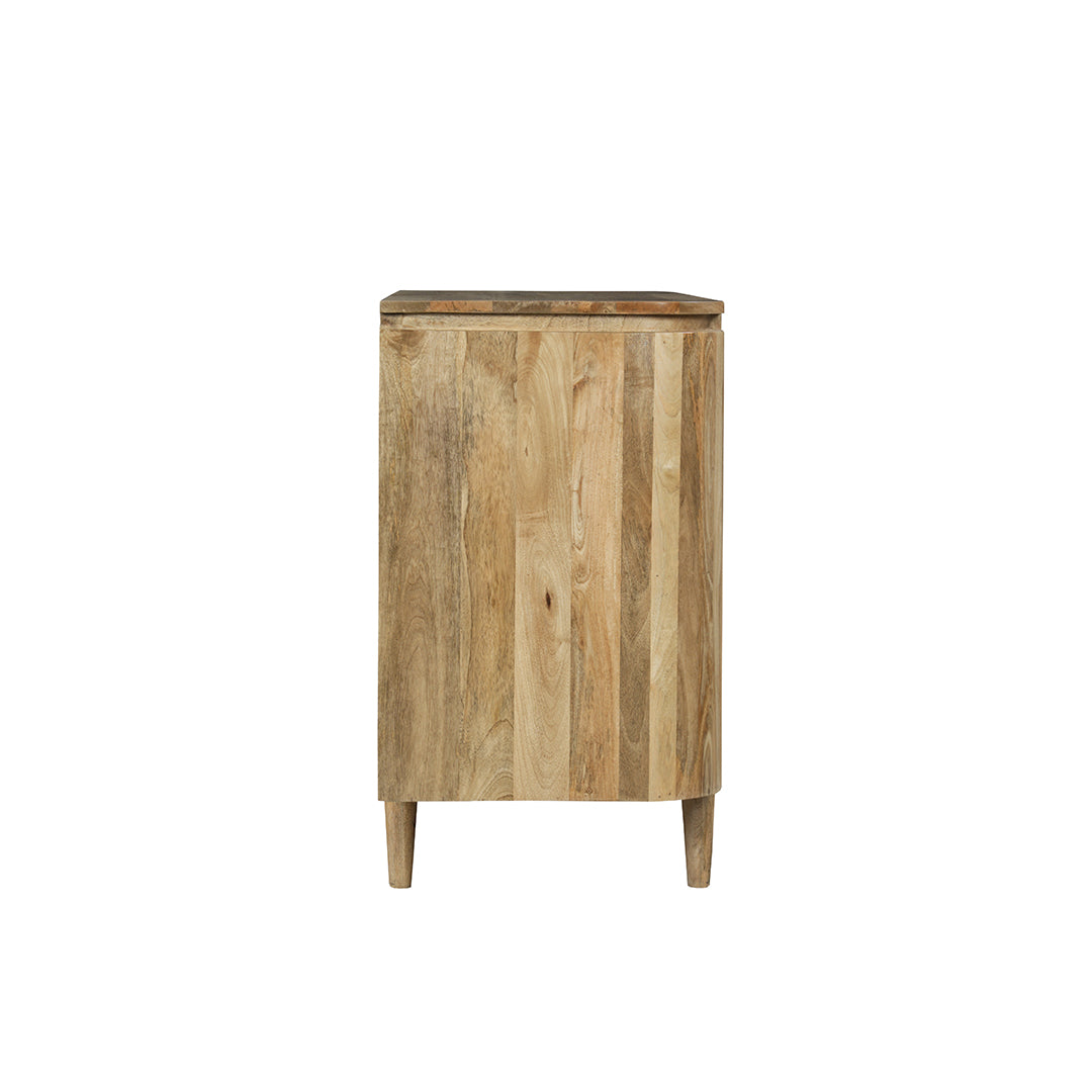 Mangohouten dressoir lichtbruin