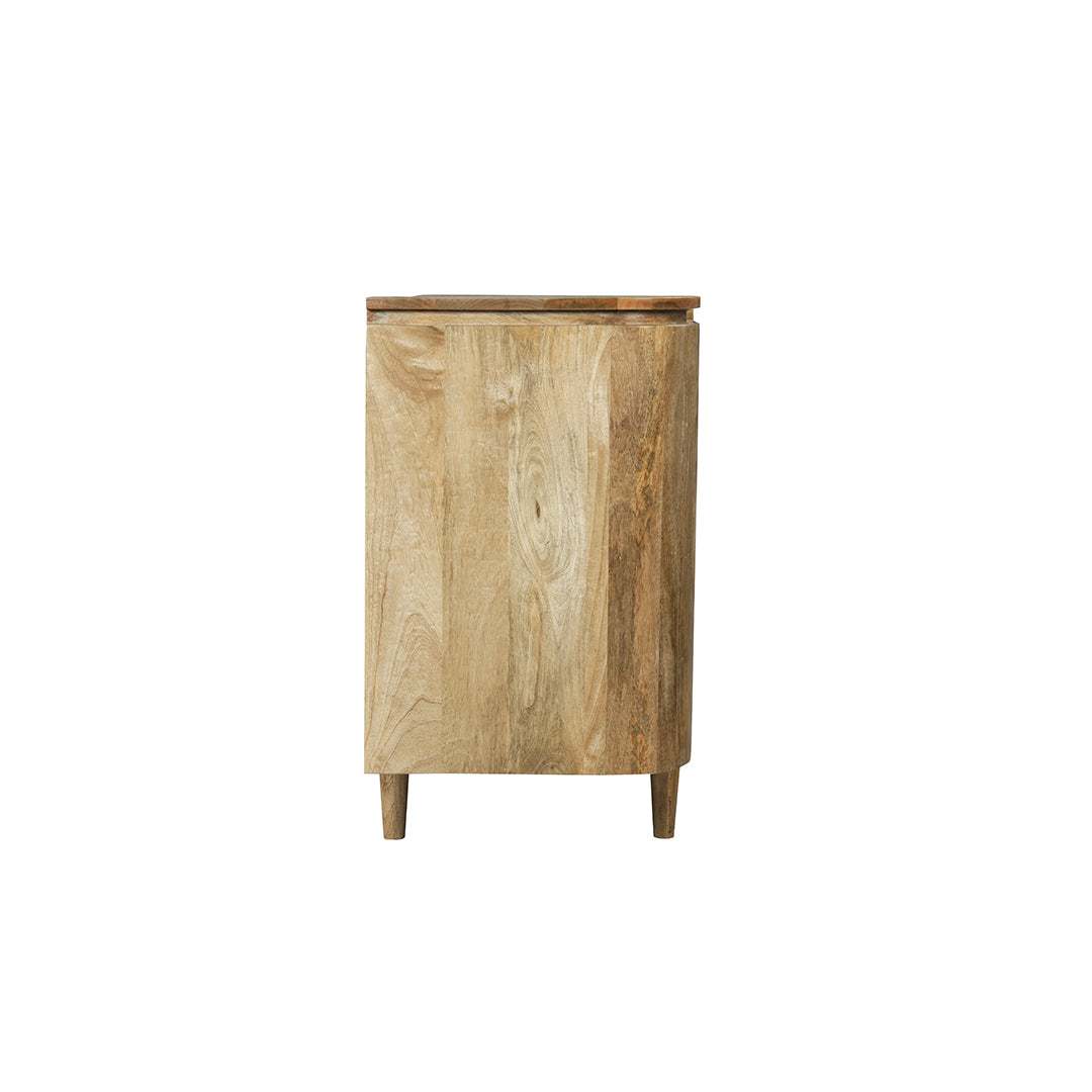 Mangohouten dressoir lichtbruin