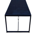 Mangohouten Eettafel Rechthoek Duncan 200 cm Zwart