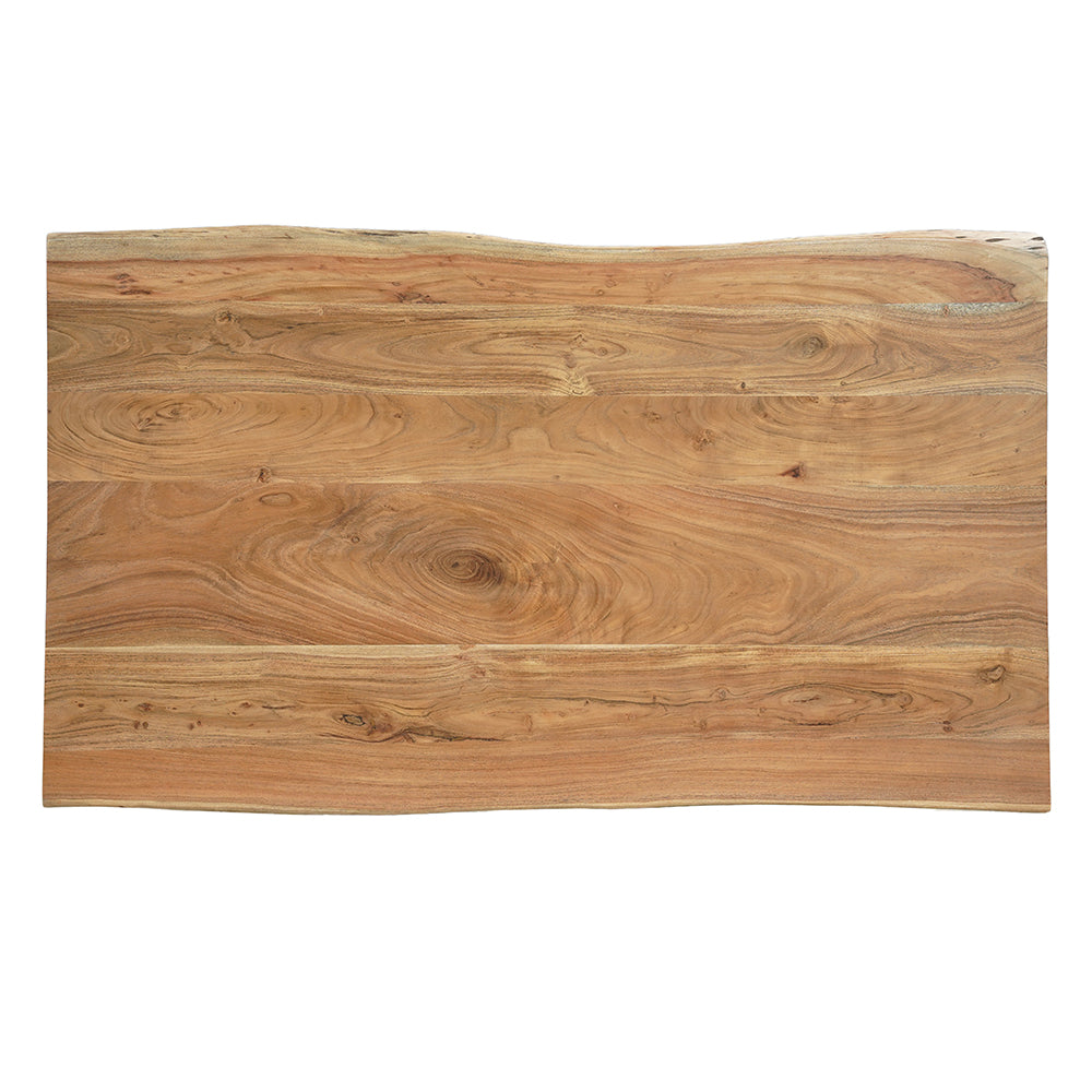Rechthoukige eettafel acaciahout