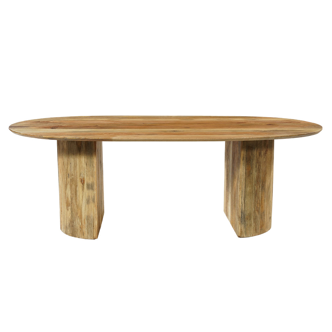 Mangohouten Eettafel Maeve 220x100 cm