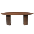 Mangohouten Eettafel Maeve 180x100 cm Walnoot