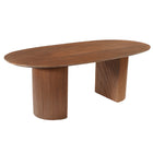 Mangohouten Eettafel Maeve 180x100 cm Walnoot
