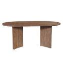 Mangohouten Eettafel Eilis 180x100 cm Walnoot