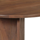 Mangohouten Eettafel Eilis 180x100 cm Walnoot