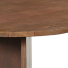 Mangohouten Eettafel Eilis 220x100 cm Walnoot