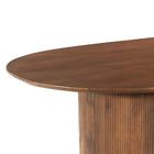 Mangohouten Eettafel Maeve 220x100 cm Walnoot