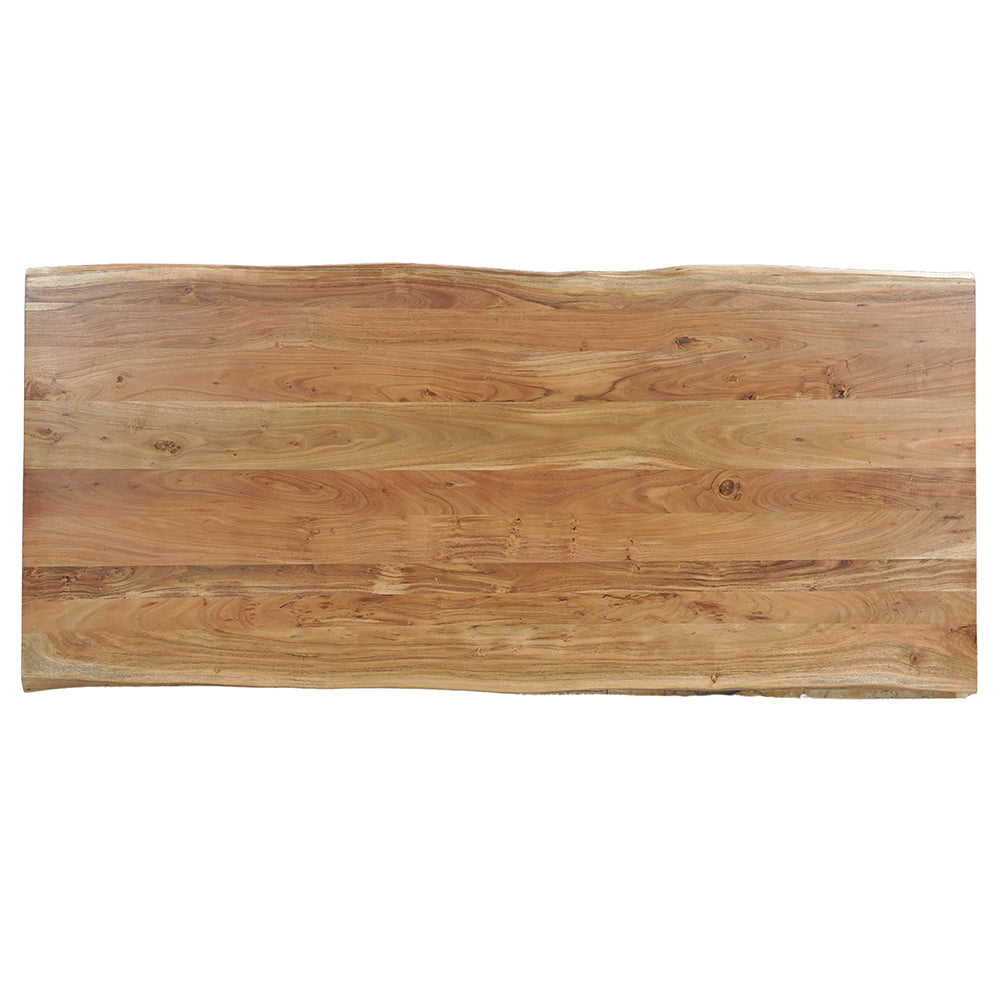 Rechthoukige eettafel acaciahout