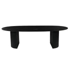 Mangohouten Eettafel Maeve 240x110 cm zwart