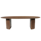 Mangohouten Eettafel Maeve 260x120 cm Walnoot