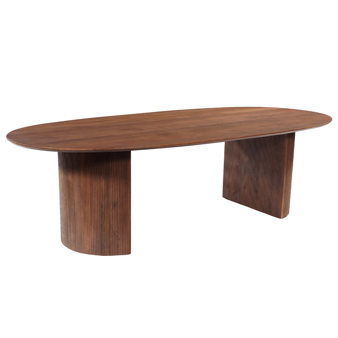 Walnoot eettafel mangohout