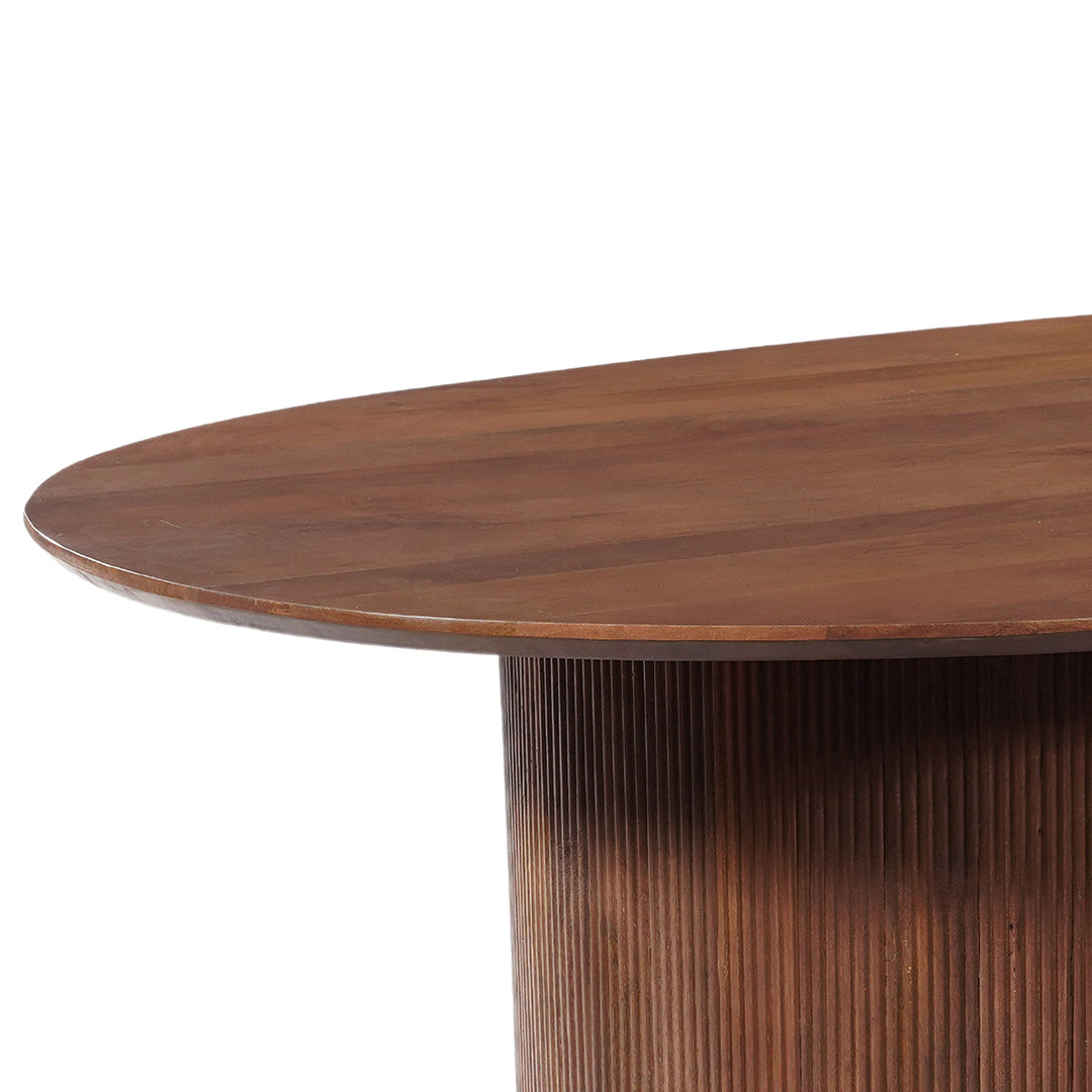Walnoot eettafel mangohout