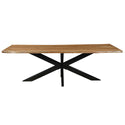 Acaciahouten Eettafel Rechthoek Edge 240x100 cm
