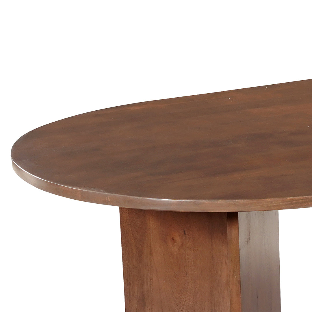 Walnoot eettafel mangohout