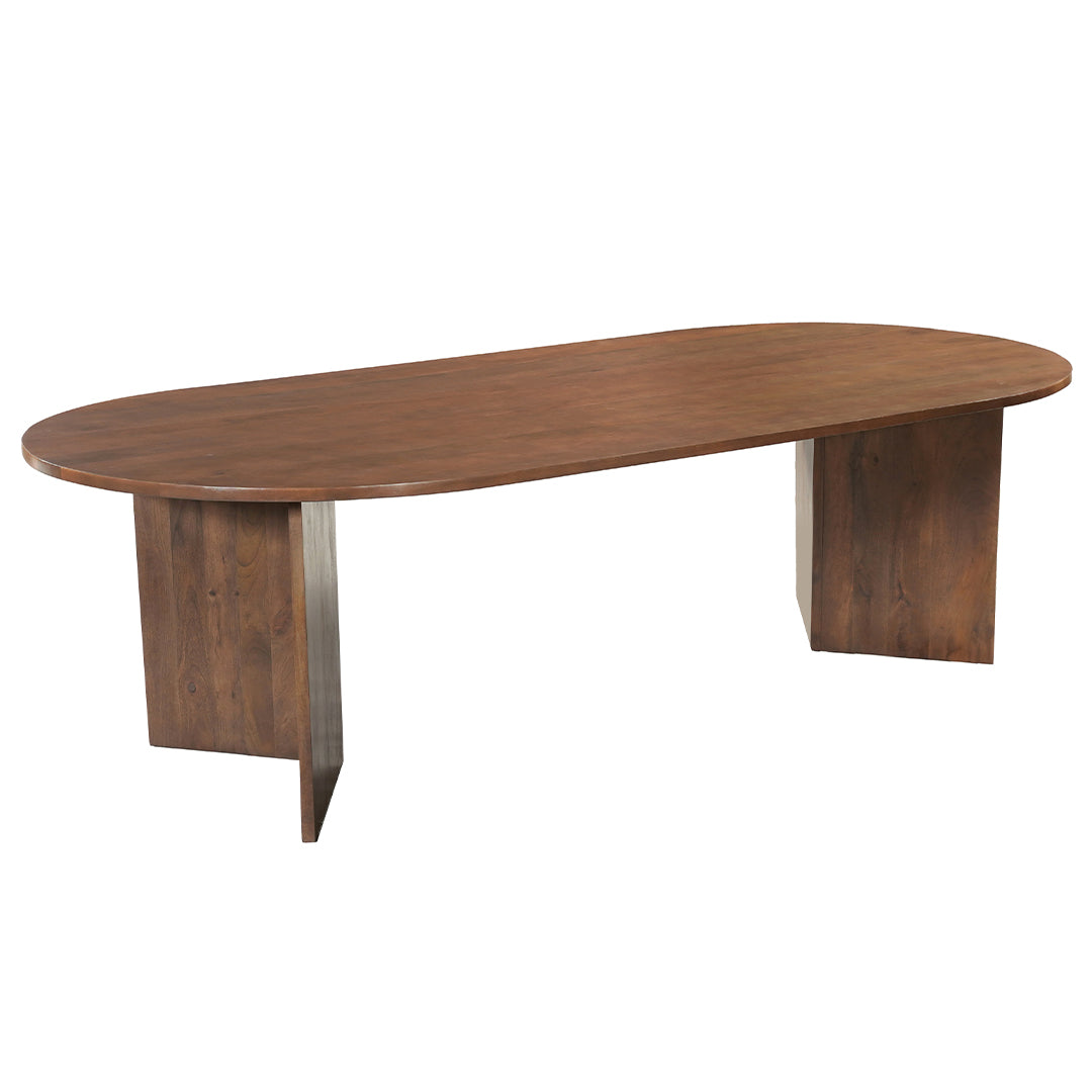 Walnoot eettafel mangohout